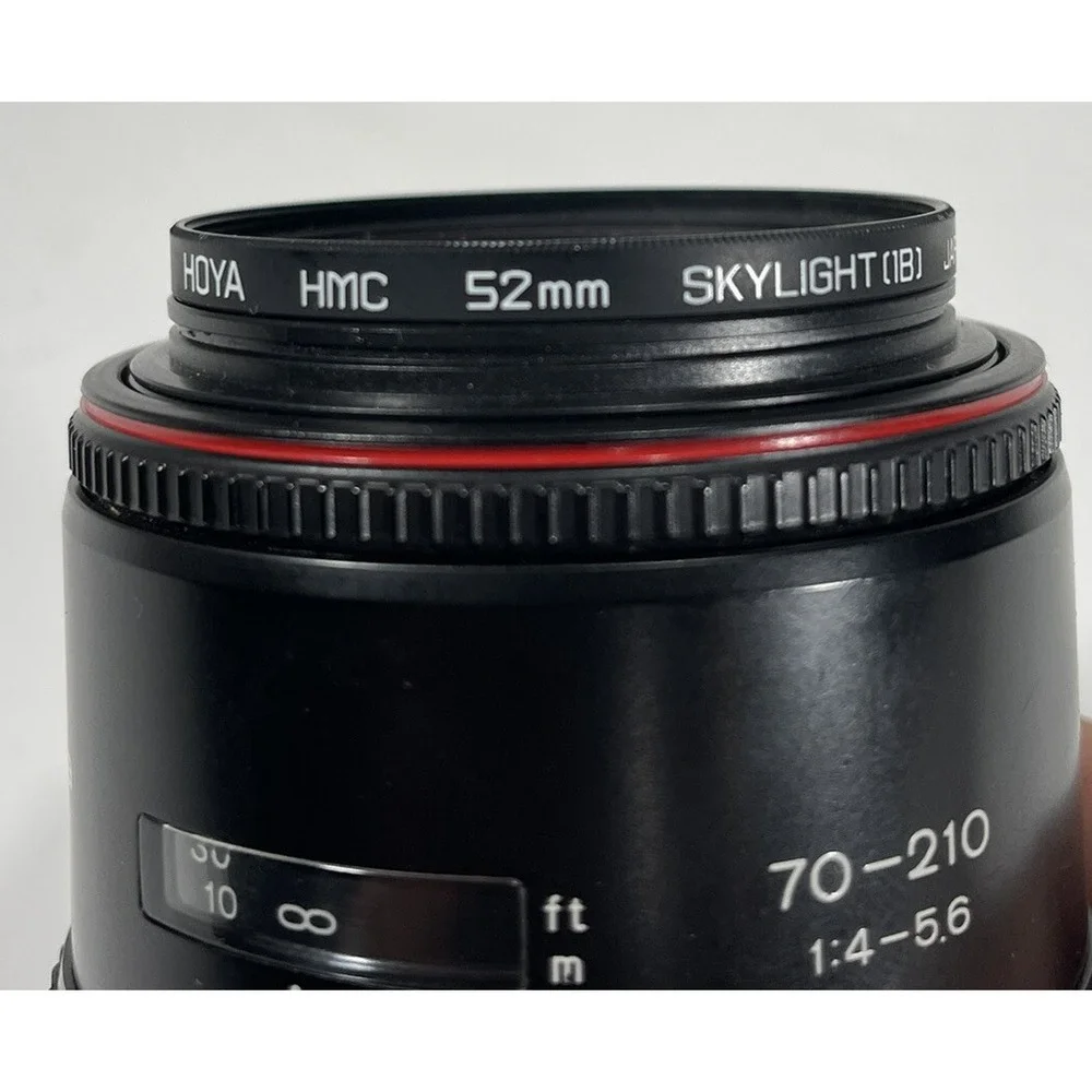 TOKINA LENS AF 70-210 1:45-5.6 Minolta Hoya Glass Filter